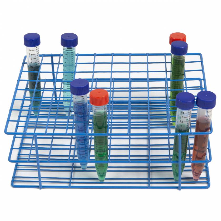 Heathrow Scientific Coated Wire Rack Fits 16-20mm Tubes 15ml