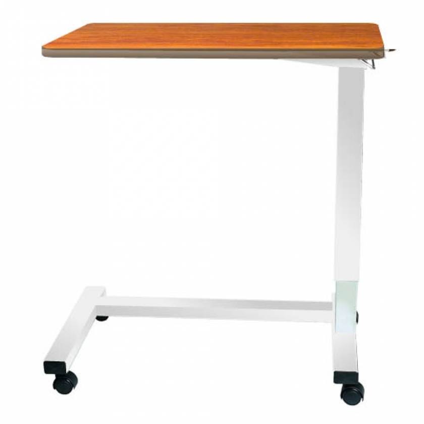 Novum Medical Model 124 Acute Care Overbed Table Without Vanity - Spring Assisted Lift Mechanism