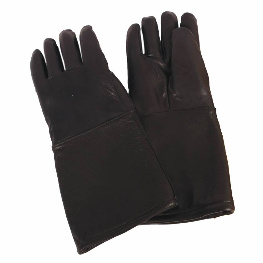 Shielding 200L-BLK Seamless Lead Leather Gloves - Black