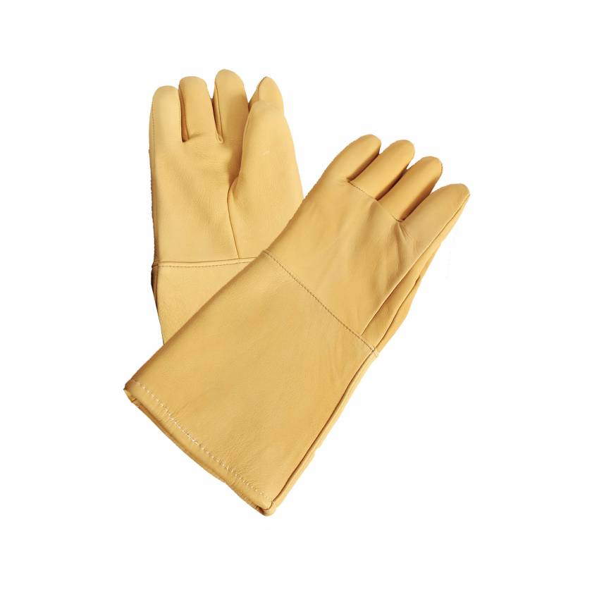 Shielding 200L-F Seamless Lead Leather Gloves - Fawn