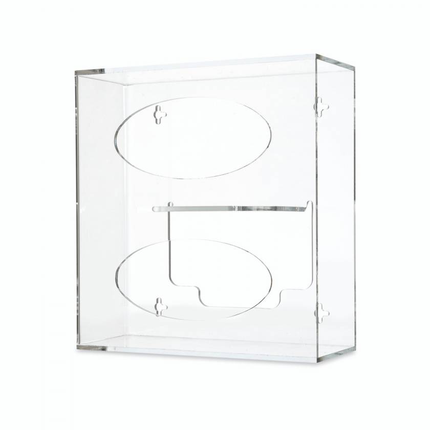OmniMed 305364 Deluxe Acrylic Double Glove Box Holder