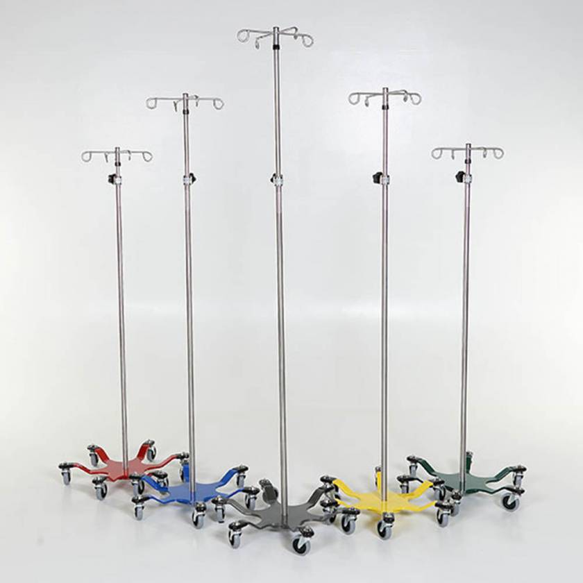 Stainless Steel 6-Leg Spider IV Pole with Color Coded Base