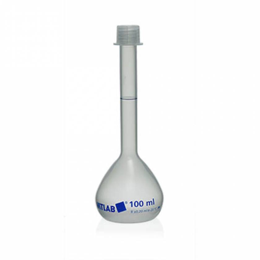 BrandTech Class B Polypropylene Volumetric Flask With Polypropylene ...