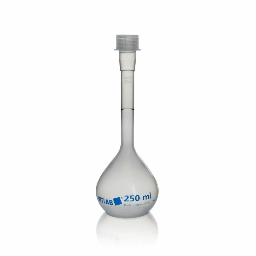 Brandtech Class B Polypropylene Volumetric Flask With Polypropylene Screw Cap 2490