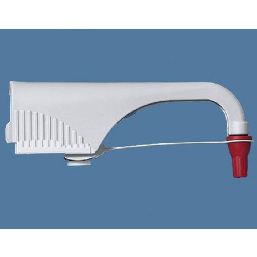 Discharge Tube with Standard Valve for BrandTech Dispensette S Bottletop Dispenser - Polypropylene (PP) Red Cap