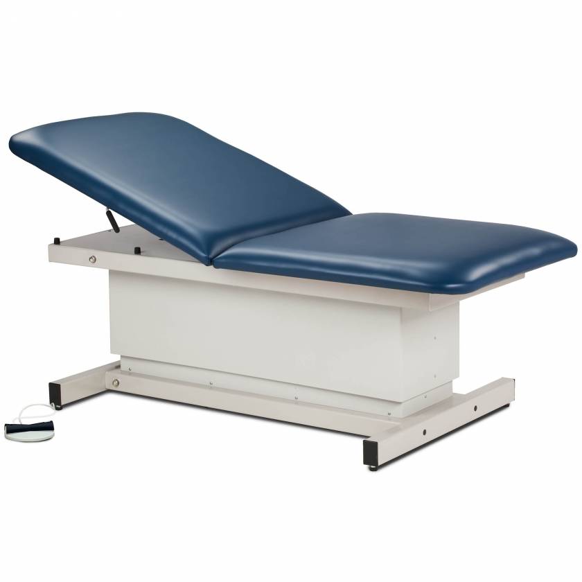 Clinton Extra Wide Bariatric Shrouded Power Table with Adjustable Backrest - 34" Width