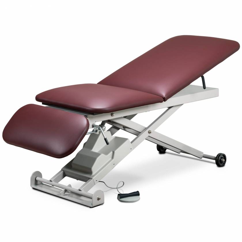Clinton E-Series Power Table with Adjustable Backrest and Drop Section