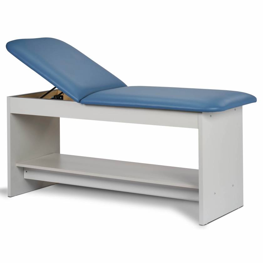 Clinton Panel Leg Series Treatment Table with Full Shelf - 30" Width