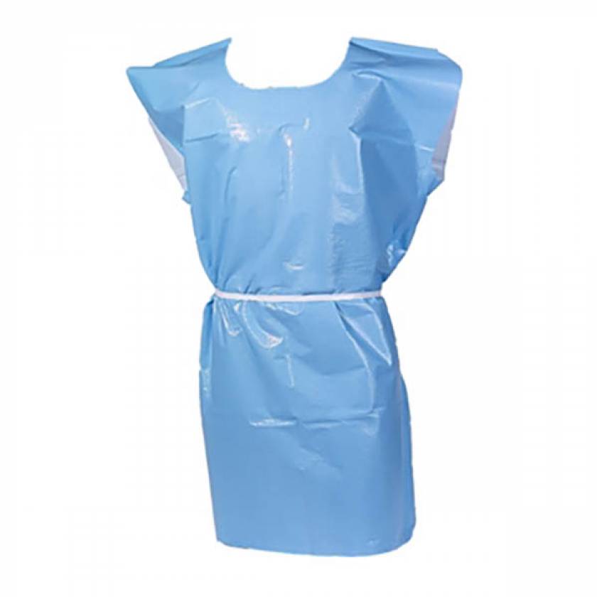 TIDI Products 980844 Choice Adult Exam Gowns - 30" x 42", Blue