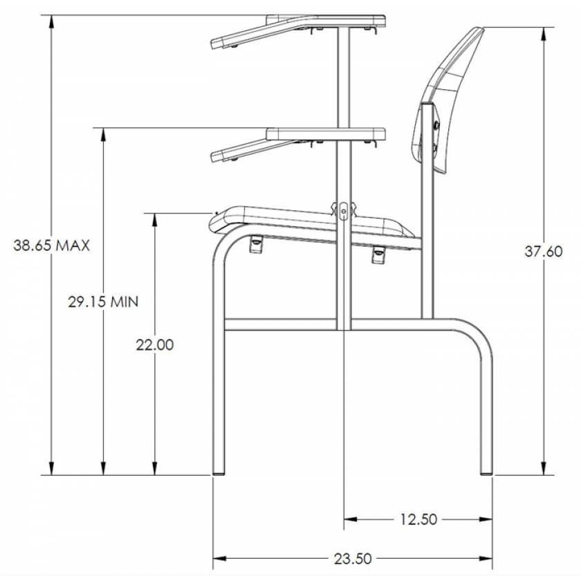 Brewer Laboratory Blood Drawing Chair