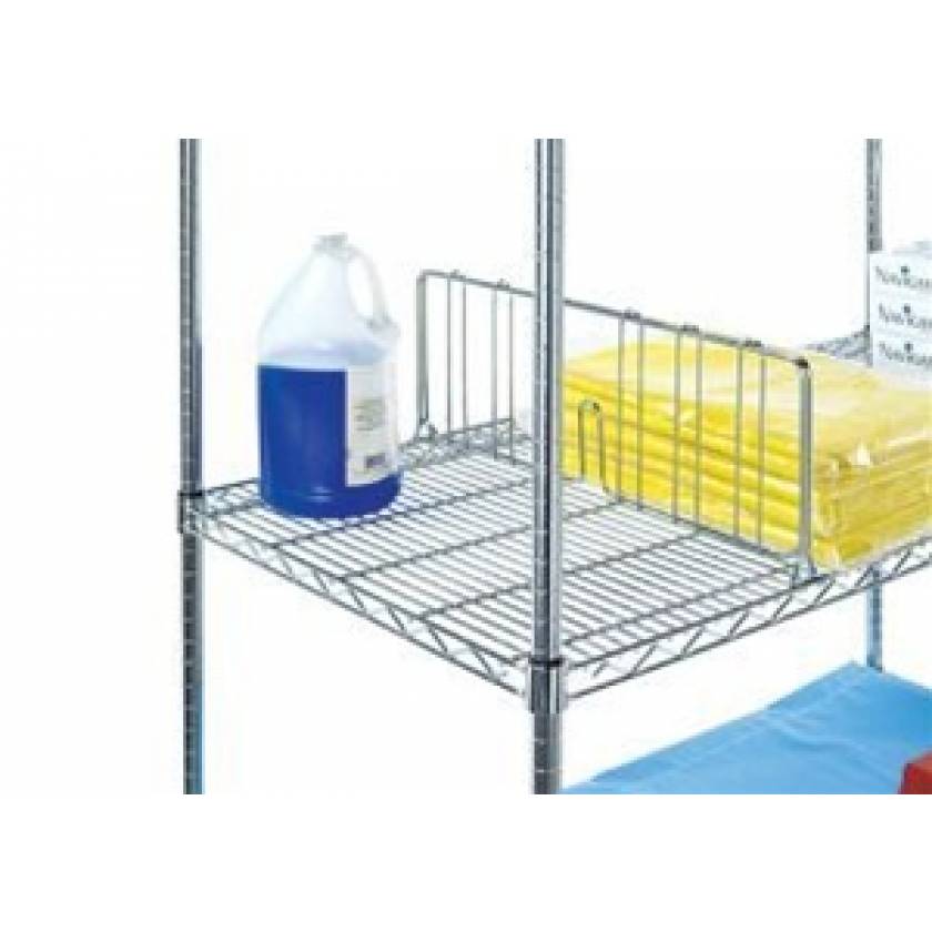 Lakeside Shelf Divider 24" L x 8" H for Wire Carts