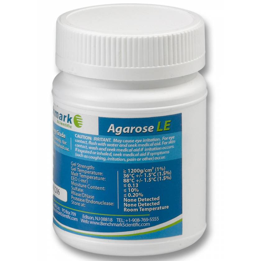 Benchmark Agarose LE 100g - Organic Solvent Free 