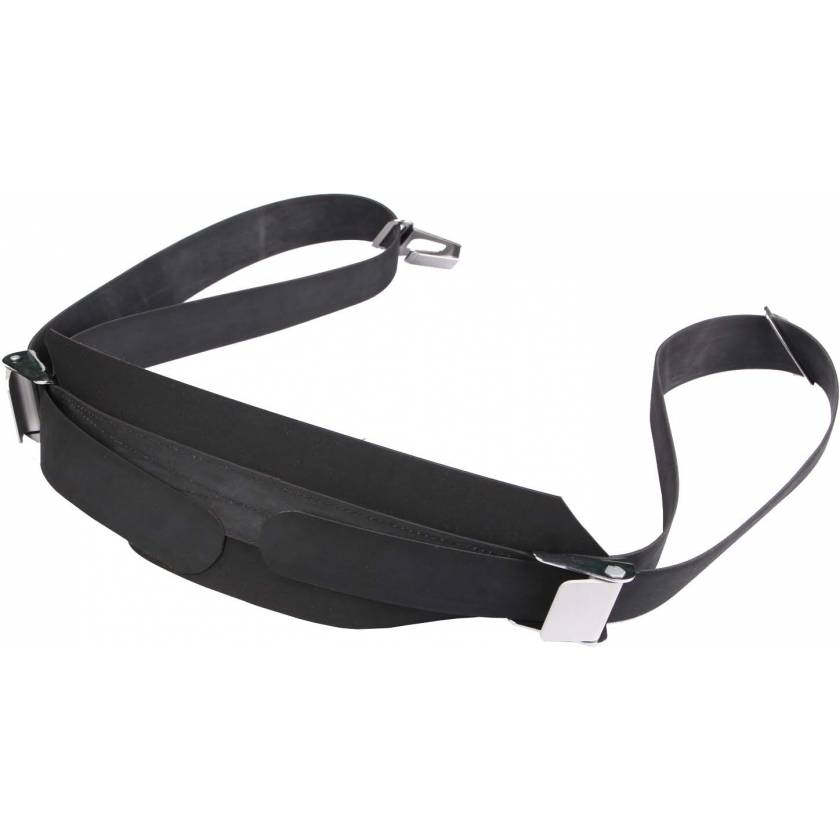 Rubber Patient Restraint Strap with Buckles and Hooks 