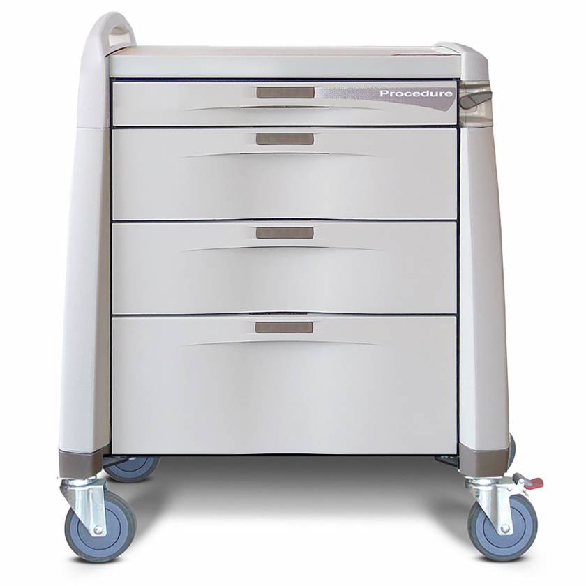 Capsa AM-PT-CMP-ELOK Avalo Procedure/Treatment Cart - Compact Height, Electronic Lock