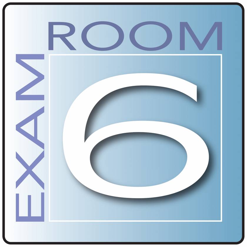 Clinton EX6-B Skytone Exam Room Sign 6