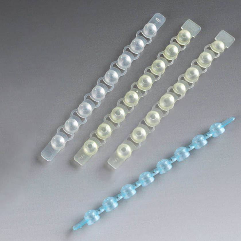 8-Cap Strip - Polypropylene - For 0.2mL PCR Reaction 8-Tube Strip