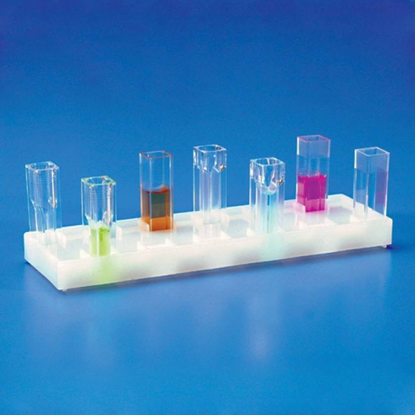 12-Place Holder for Spectrophotometer Cuvettes - Polyethylene (PE)