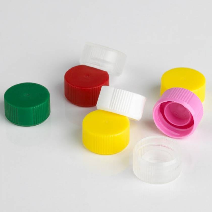 Screw Caps without O-Ring for Globe Scientific Microtubes