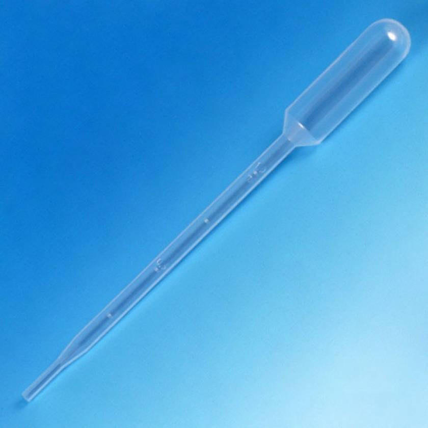 Transfer Pipets - Graduated to 1mL - Capacity 5.0mL - Total Length 145mm - Sterile