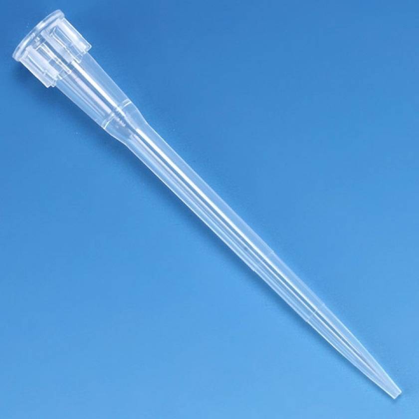 0.1uL - 20uL Certified Universal Pipette Tips - Natural - 45mm - Extended Length