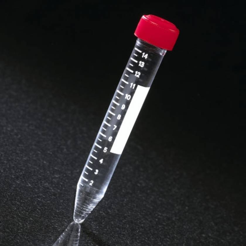 15mL PS Centrifuge Tubes with Separate HDPE Red Screw Caps - Non-Sterile