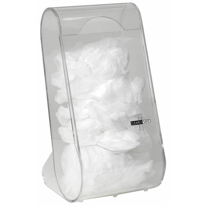 Clearly Safe Acrylic Safety Soft Cover Dispenser - Clear