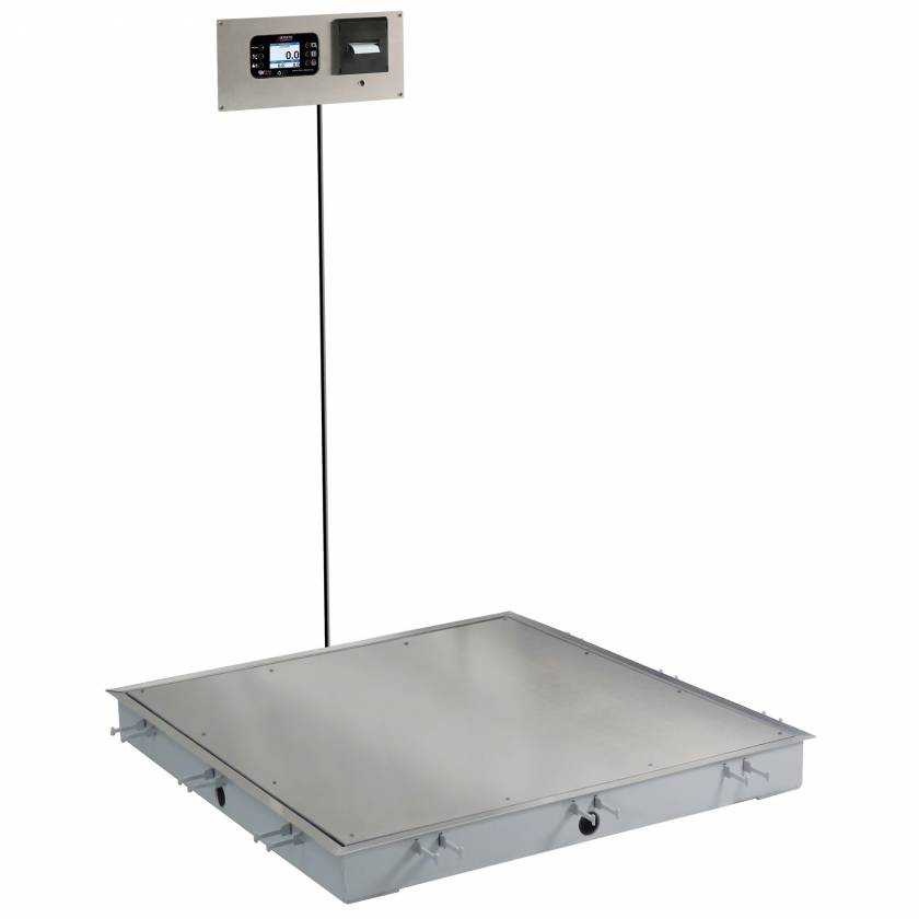 Detecto Solace In-Floor Dialysis Scale 36" x 36" Stainless Steel Platform