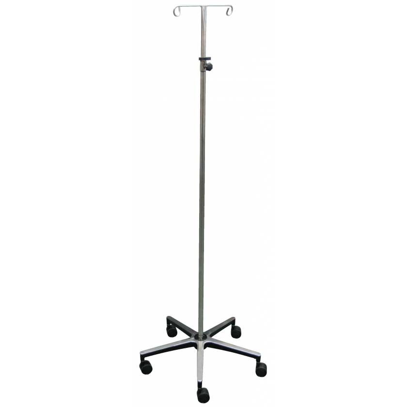 MRI Non-Magnetic I.V. Stand - Aluminum Base