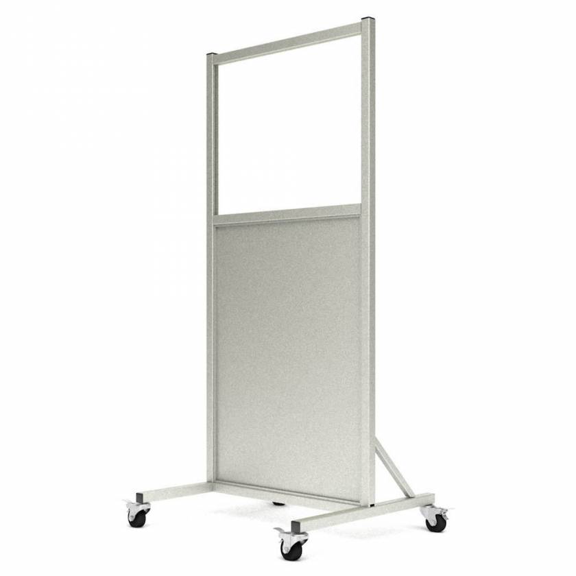 Phillips Safety LB-2430-MRI-ACR MRI Safe Mobile Lead Barrier Acrylic Window 24" H x 30" W