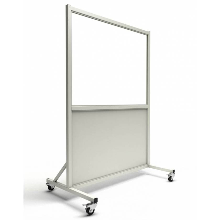 Phillips Safety LB-3648 Mobile Lead Barrier Glass Window Size 30" H x 48" W