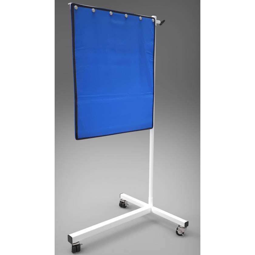 Deluxe Mobile Lead Shield on T-Base 30" x 24" Panel