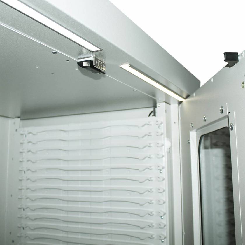 Harloff MS-LED2COL Factory Installed LED Light Kit for MedStor Max Double Column Medical Storage Cabinet