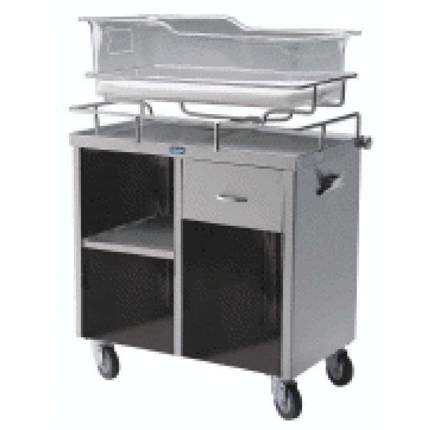 Pedigo Stainless Steel Bassinet Cabinet Without Doors