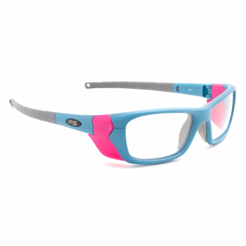 Model Q200 Radiation Glasses - Blue Pink