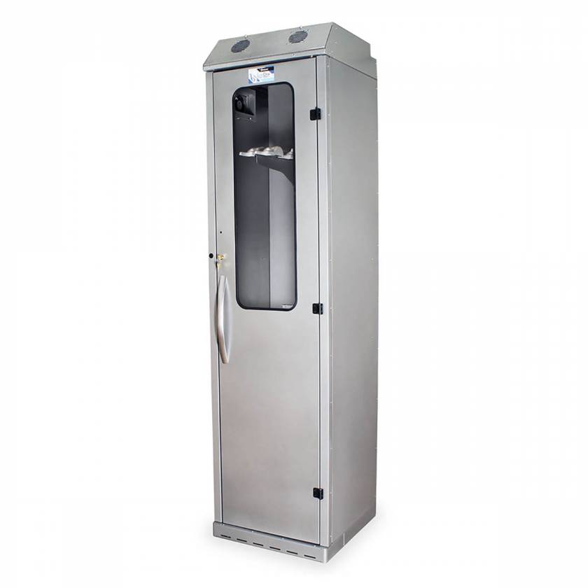 Harloff SC8024DRDP-8 Powder Coated Steel SureDry 8 Scope Drying Cabinet - Key Locking Tempered Glass Door