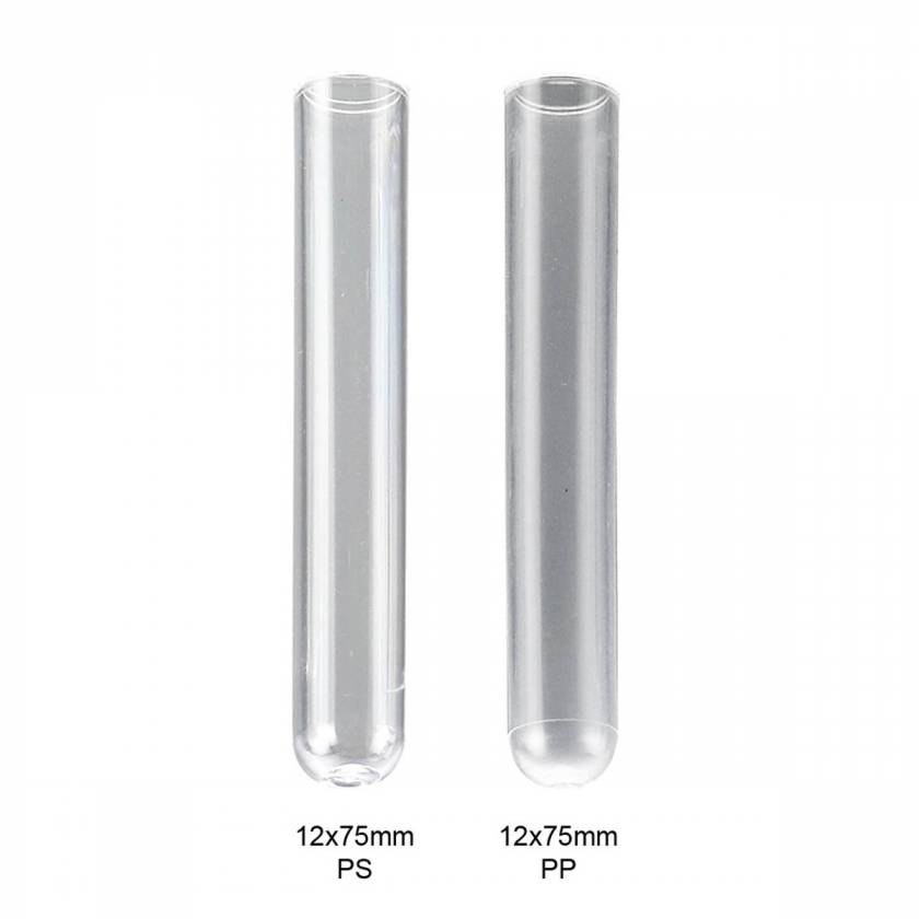 MTC Bio Test Tube 12mm x 75mm (5mL) Polystyrene or Polypropylene