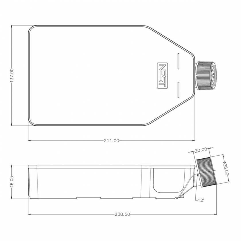 NEST Scientific Cell Culture Flask with Vent Filter Cap