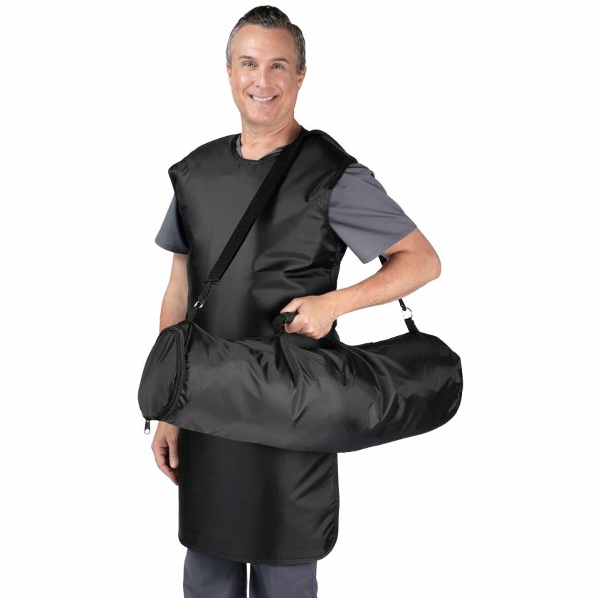 Universal Medical UM-ATB-BLK Fast Ship Lead Apron Travel Bag - Black Nylon