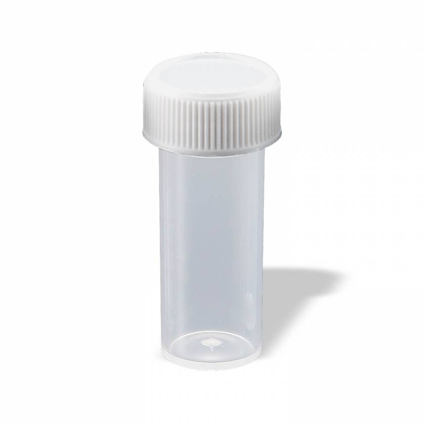 MTC Bio Non-Sterile 7mL Specimen Vial with Attached Screw Cap