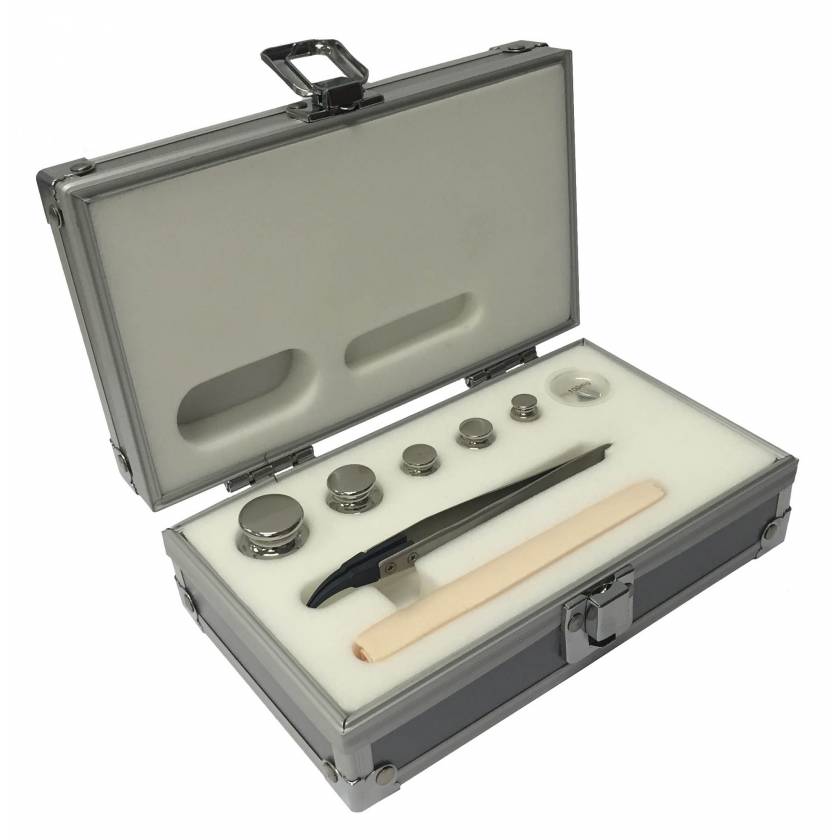 Accuris Class E2, Calibration set for Analytical Balances (6 pcs:  1x100mg, 1x10g, 2x20g, 1x50g, 1x100g)