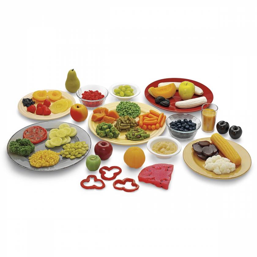 Life/form Fruit & Vegetable Rainbow Food Replica Kit