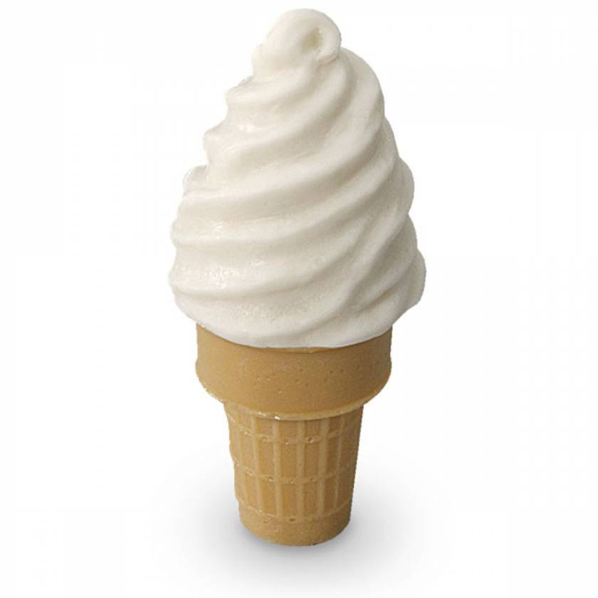 Life/form Soft Serve with Cake Cone Food Replica