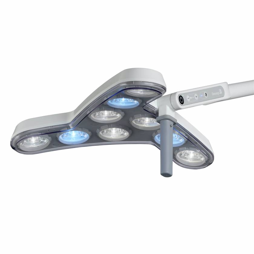 Waldmann Triango 100-3 LED Procedure Light with 4 Dimming Levels and 3 Color Shades
