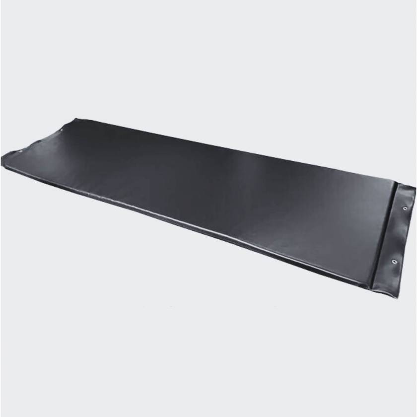 David Scott 80" L x 30" W Standard X-Ray Table Pad - High Density Foam, Black Vinyl Cover, with Grommets