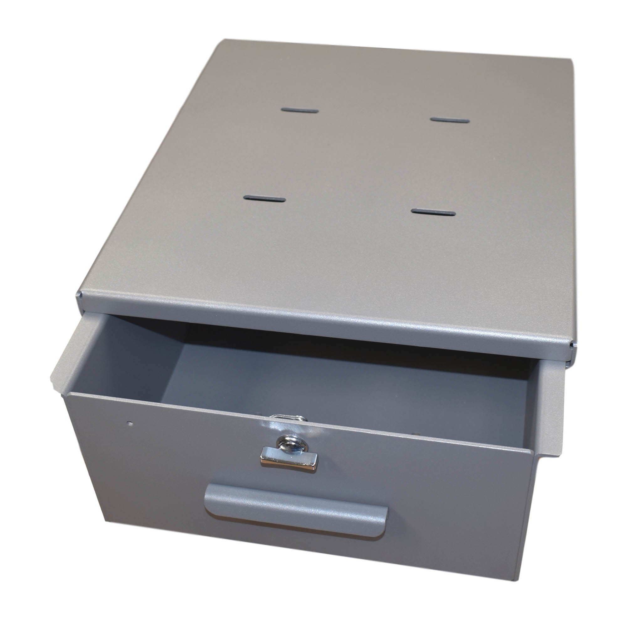 Omnimed® 183035 Large Aluminum Refrigerator Lock Box with Keyed Alike Lock