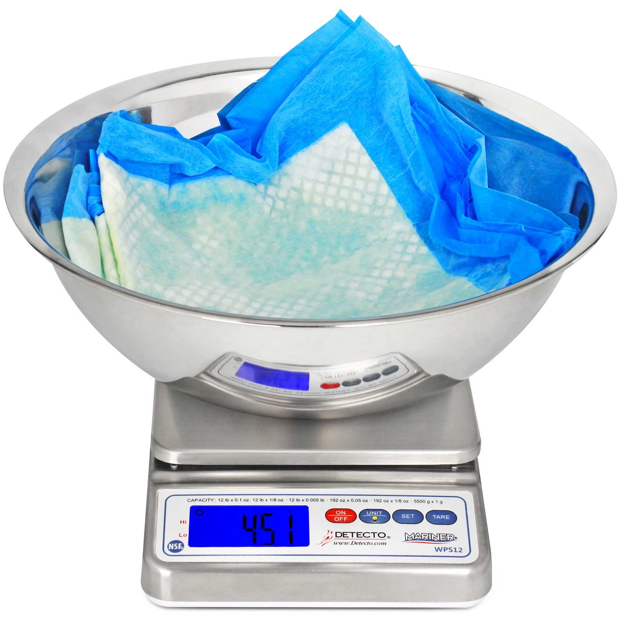Stainless Steel Digital Bowl Scale — Mountainside Medical Equipment