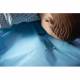 Protection Products 0175PAIN Impervious Blue Table Sheet with Face Cut Out - 45" x 100"