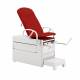 Brewer 1000AX-HSDT-RHX-26 Versa Exam Table with Patient Assist Handles, Stirrups, Pelvic Tilt, Outlet and Drawer Warmer - Tapestry Red