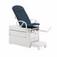 Brewer 1000AX-HSDT-RHX-31 Versa Exam Table with Patient Assist Handles, Stirrups, Pelvic Tilt, Outlet and Drawer Warmer - Deep Sapphire