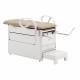 Brewer 1000AX-HSDX-XXX-21 Versa Exam Table with Patient Assist Handles, Stirrups - Clamshell